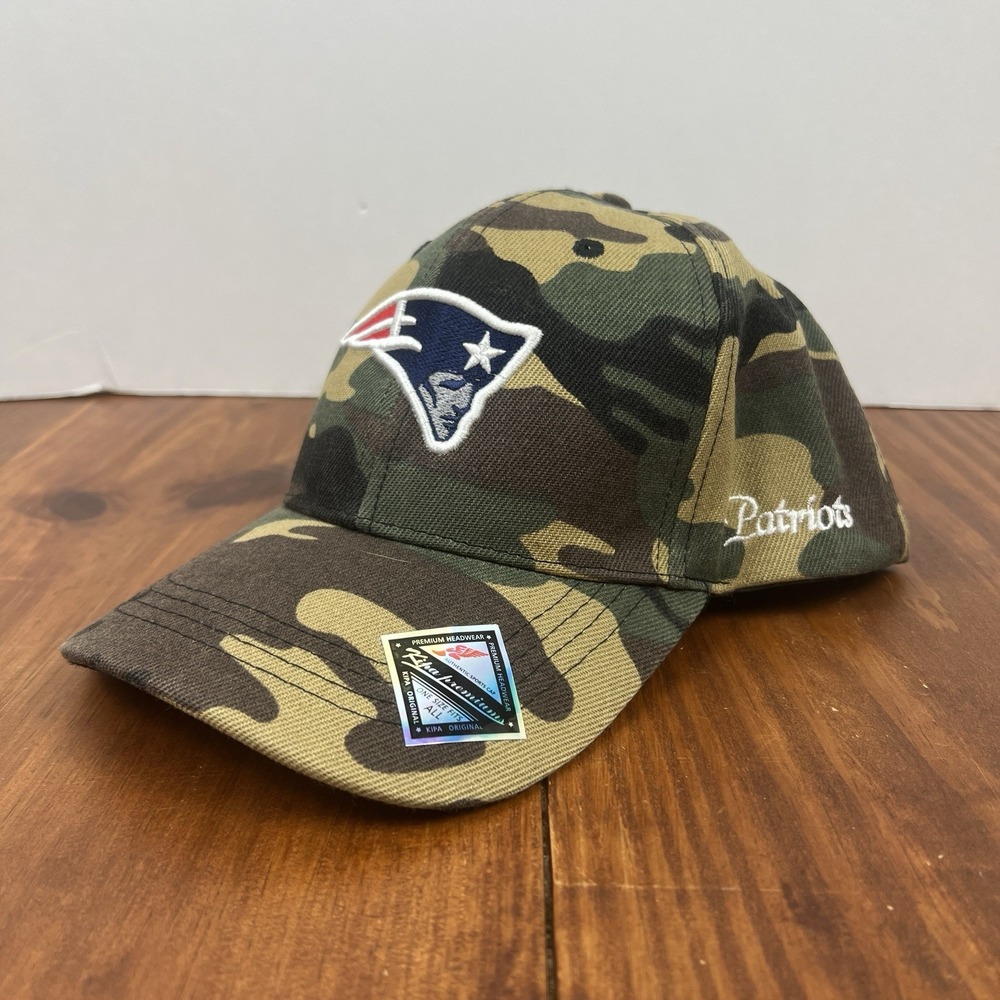 Kipa Original Hat New England Patriots Camo Strapback NFL Football Hunter